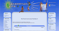 Desktop Screenshot of generationsims3.com