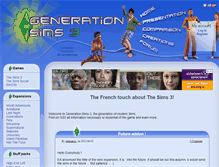 Tablet Screenshot of generationsims3.com